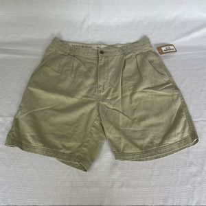 Tommy Bahama Men's Size 36 Tan Tencel/Cotton Blend Pleated Shorts #0126